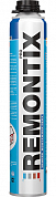 Пена монтажная REMONTIX PRO зимняя , под пистолет, от -10°C до +30°C, до 45л., 750мл.  REMONTIX REM-PRO Z  
