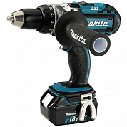 Makita  Li-Ion Дрель ак,18В,2х3АчLi-ion,БЗП-13мм,0-300\600\1700об\м,80\40Нм,2.1кг,чем,подсв,совмест  заказать на isnab.ru