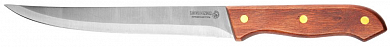 Нож LEGIONER "GERMANICA" нарезочный, тип "Line" с деревянной ручкой, нерж лезвие 180мм от компании ПРОМАГ