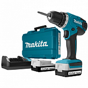 Makita Дрель-шуруповерт ак,14.4В,2х1.5АчLi-ion,БЗП-10мм,0-400\0-1400об\м,30\15Нм,1.4кг/DF347DWE заказать на isnab.ru