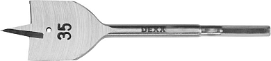 DEXX. Сверло по дереву перьевое, шестигранный хвостовик, 35x152мм DEXX 2945-35 