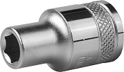 Торцовая головка KRAFTOOL "INDUSTRIE QUALITAT", Cr-V, FLANK, хромосатинированная, 1/2", 8 мм KRAFTOOL 27805-08 