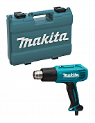 Makita Фен строит., 1600Вт, 300-500л\м,350\500грС,чем,0.6кг,4 насадки заказать на isnab.ru