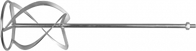 Насадка ЗУБР "ЭКСПЕРТ" для миксеров ЗМР-1200Э-1, перемешивание сверху-вниз, М14, d 160, L=590 мм от компании ПРОМАГ