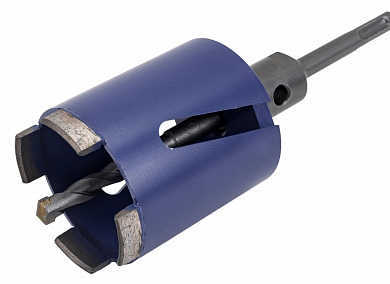 Алмазная коронка в сборе SDS+ 68x100мм   СТК-06400068 