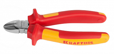 Бокорезы KRAFTOOL "ELECTRO-KRAFT", Cr-Mo сталь, двухкомпонентная рукоятка, хромированное покрытие, 1 от компании ПРОМАГ