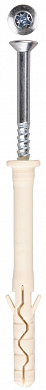 Дюбель-гвоздь ЗУБР нейлоновый, цилиндрический бортик, 8 x 80 мм, 50 шт