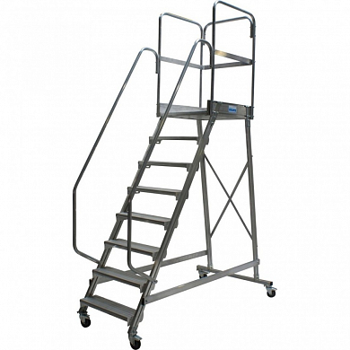 Лестница с площадкой 8 ступ. Krause 820068 