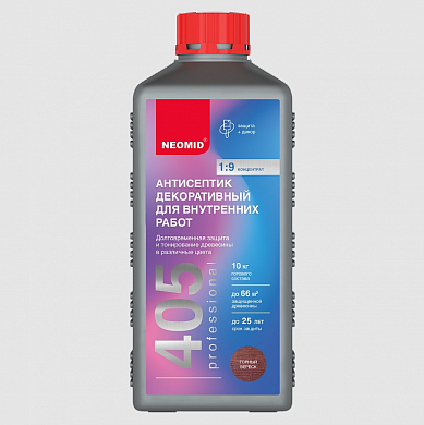 Антисептик декоративный для внутренних работ NEOMID 405 1 кг NEOMID Н-405-1 