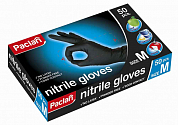 PACLAN Перчатки нитриловые черные размер M, 50 шт. Paclan 4650086012198 