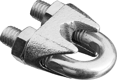 Зажим троса STAYER "MASTER" DIN 741, оцинкованный, 3мм, 100 шт STAYER 30535-03 