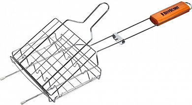BOYSCOUT Решетка-гриль для сосисок и колбасок 55 +5 x 21 x 16 x 2.5 cм BOYSCOUT 4640006418568 