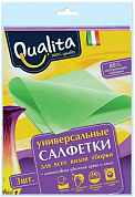 QUALITA Салфетки из вискозы 3 шт QUALITA 4600999011320 