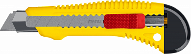 Нож STAYER "STANDARD" с выдвижным сегмент. лезвием, пластмасс. упроч.,18мм от компании ПРОМАГ