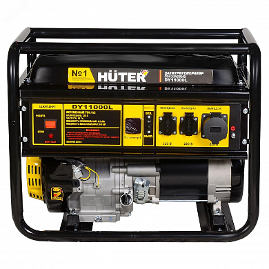 Генератор Huter, 220В, 8,5кВт, ручн. старт, вес 84.7кг, DY11000L   64/1/71 