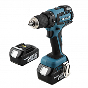 Makita Дрель ак б\щет,18В,2х3АчLi-ion,БЗП-13мм,0-400\1500об\м,45\25Нм,1.7кг,чем,бок рук,совмест с 4А заказать на isnab.ru