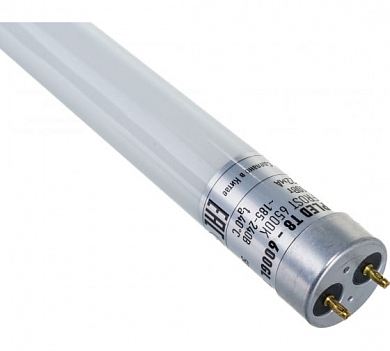 Лампа светодиодная LED 10Вт T8 230V/50Hz холодный матовая (установка возможна после демонтажа ПРА) JazzWay 1025326 
