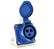 Розетка кабельная 63А 2Р+Е IP67 на поверхность 220В133 EKF ps-133-63-220 