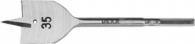 DEXX. Сверло по дереву перьевое, шестигранный хвостовик, 35x152мм