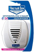 ЧИСТЫЙ ДОМ Отпугиватель крыс и мышей ультразвуковой 1 шт.  4601826013074 
