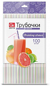 GRIFON трубочка для напитков 21 см со сгибом 100 шт GRIFON 4607691051012 