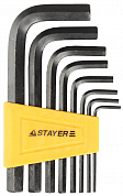 Набор STAYER Ключи "STANDARD" имбусовые, 2 - 10мм, 8 шт от компании ПРОМАГ