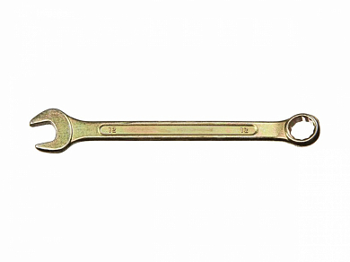 Ключ комбинированный гаечный DEXX, желтый цинк, 12 мм от компании ПРОМАГ