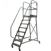 Лестница с площадкой 8 ступ. Krause 820068 