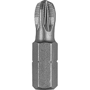 Биты STAYER "PROFESSIONAL" ProFix Phillips, тип хвостовика C 1/4", № 3, L=25мм, 10шт STAYER 26201-3-25-10_z01 