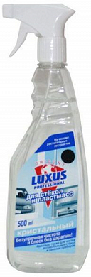 LUXUS PROFESSIONAL Жидкость для мытья стекол и пластмасс Кристалл 500мл Россия Luxus 4607055250082 