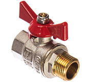 Кран шаровой 1/2' ВН ручка бабочка BASE (VT.218.N.04) VALTEC VT.218.N.04 