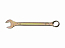 Ключ комбинированный гаечный DEXX, желтый цинк, 22 мм