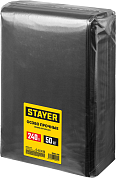 Строительные мусорные мешки STAYER 240л, 50шт, особопрочные, чёрные, HEAVY DUTY  39154-240 