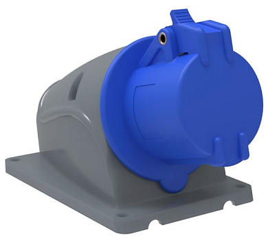 Розетка стационарная ССИ-123 MAGNUM 32А 2Р+РЕ 220В IP44 IEK PSN11-032-3 