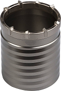 Коронка KRAFTOOL буровая, конусная посадка, D-80мм, L-100мм KRAFTOOL 29200-80 