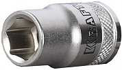 Торцовая головка KRAFTOOL "INDUSTRIE QUALITAT", Cr-V, FLANK, хромосатинированная, 1/2", 23 мм KRAFTOOL 27805-23_z01 