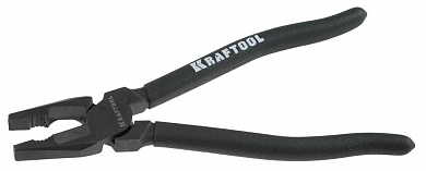 Плоскогубцы KRAFTOOL "KarbMax" комбинированные, с твердосплавными вставками, покрытие оксидированное от компании ПРОМАГ