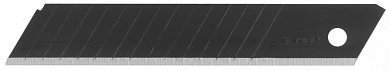 Лезвия ЗУБР "ЭКСПЕРТ", "ВОРОНЕНЫЕ", сегментированные, улучш инструмент сталь У12А,15 сегментов,в бок от компании ПРОМАГ