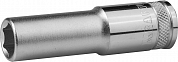 Торцовая головка KRAFTOOL "INDUSTRIE QUALITAT", удлиненная, Cr-V, FLANK, хромосатинированная, 1/2",  KRAFTOOL 27807-12_z01 