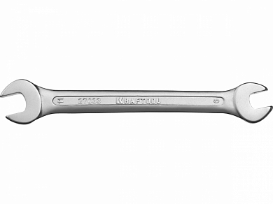 Ключ KRAFTOOL "EXPERT" гаечный рожковый, Cr-V сталь, хромированный, 9х11мм от компании ПРОМАГ