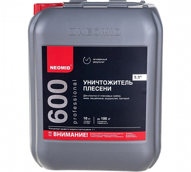 Состав для эффективного и быстрого удаления плесени NEOMID 600 5 кг NEOMID H-600-5 