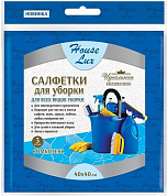 House Lux Салфетки для уборки 40 * 40см комботекс 3 шт HOUSE LUX 4620016304310 