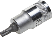 Торцовая бита-головка KRAFTOOL "INDUSTRIE QUALITAT", материал S2, TORX, сатинированная, 1/2", Т30 KRAFTOOL 27905-30 