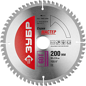 Диск пильный по алюминию  200мм ЗУБР 36916-200-30-60