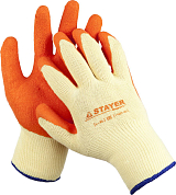 Перчатки с латексным рельефным покрытием, 10 класс, L-XL STAYER "EXPERT" STAYER 11407-XL 