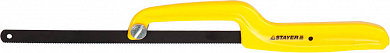 Ножовка ручка по металлу STAYER, пластиковая усиленная, 300 мм от компании ПРОМАГ