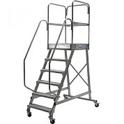 Лестница с площадкой 6 ступ. Krause 820044 
