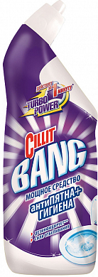 CILLIT Bang Средство дезинфицирующее для туалета Анти-пятна+Гигиена Сила отбеливания 750мл CILLIT 4607109407844 