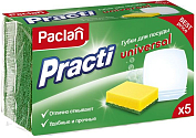 Paclan Practi Universal Губки для посуды 5 шт Paclan 4610015984132 