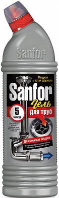 SANFOR Средство чистящее для канализационных труб 750мл Sanfor 4602984003402 